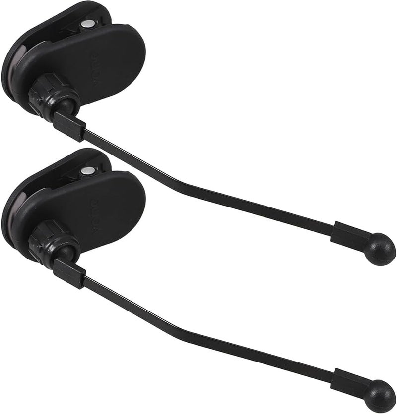 Kesyoo Black Metal Non Slip Clip Holder for Piano Sheet Music Stand Keyboard Accessories - Image 1